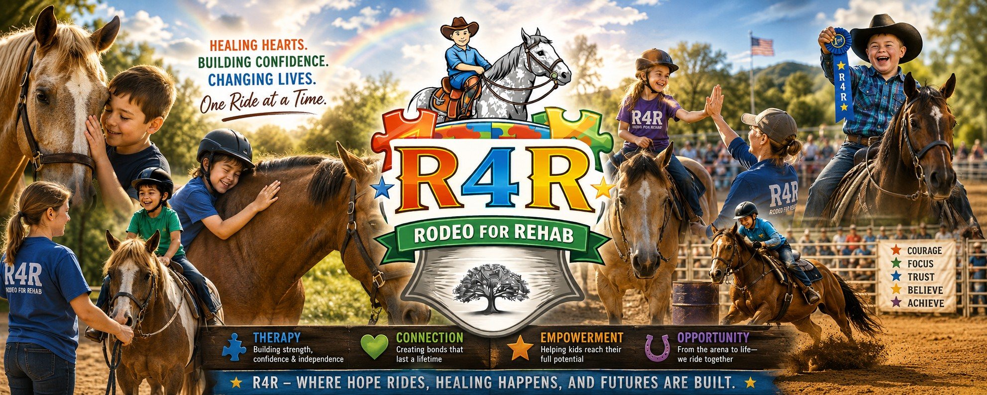 R4R &mdash; Rodeo for Rehab, a program of Oak Ranch Corp